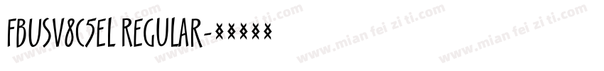 fbUsv8C5el Regular字体转换